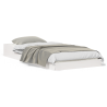 Estrutura da Cama Branco 90 x 200 cm Madeira de pinho maciça 4