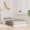 Estructura de cama Blanco 90 x 200 cm Madera maciza de pino 5