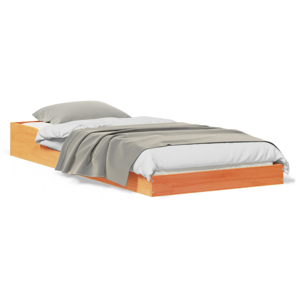 Estrutura da Cama Castanho-mel 90 x 210 cm M 4