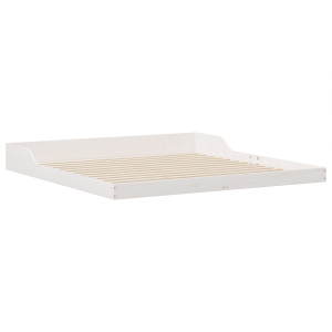 Estructura de cama Blanco 180 x 210 cm Madera maciza de pino H