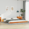 Estrutura da Cama Castanho-mel 200 x 210 cm 1
