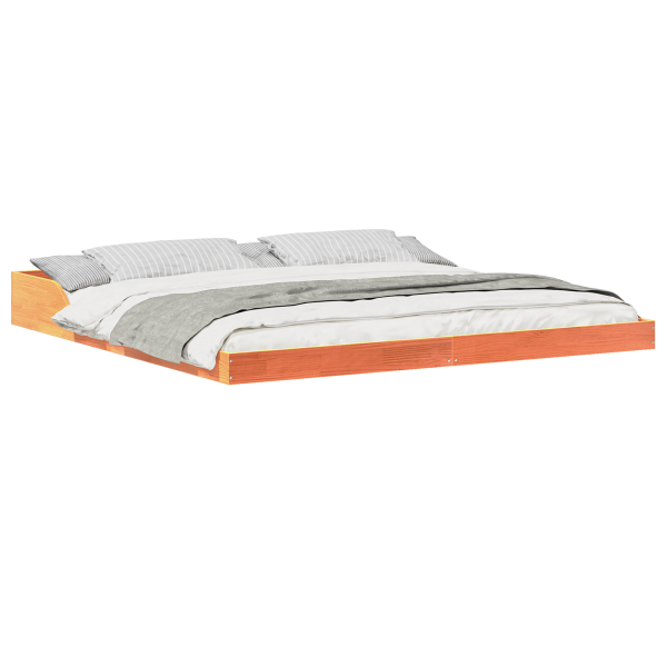 Estrutura da Cama Castanho-mel 200 x 210 cm M 3