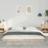 Estructura de cama Marrón 180 x 220 cm Madera maciza de pino 5