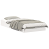 Estrutura de cama de chão Branco 100 x 200 cm 3
