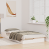 Estrutura de cama de chão Branco 100 x 200 cm 5