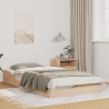 Estructura de cama Marrón 80 x 200 cm Madera de pino sólido 1