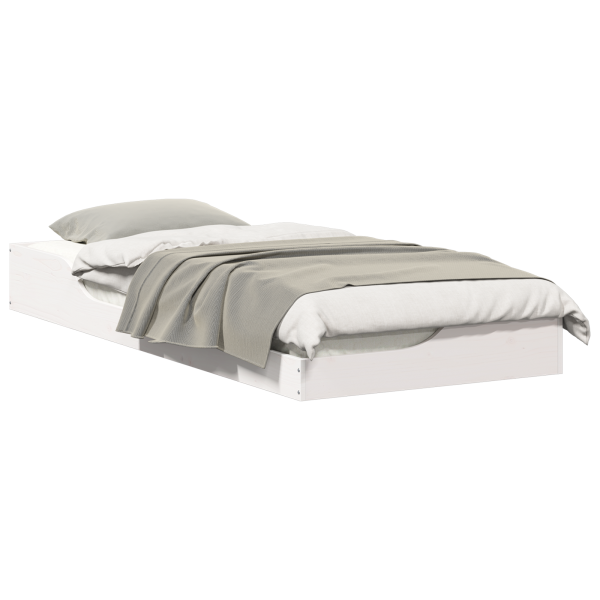 Estructura de cama Blanco 100 x 210 cm Madera M 3