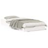 Estrutura de cama de chão Branco 100 x 210 cm Madeira 4