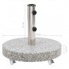 Base de sombrilla redonda de granito gris 30 kg 5