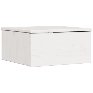 Mesa de Cabeceira Montada na Parede Branco 37 x 35 x 18.5 cm H