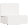 Mesa de Cabeceira Montada na Parede com gaveta 2 pcs Branco 5