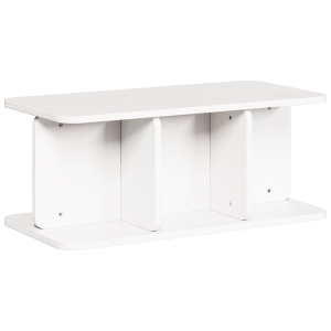 Mesa de centro Branco 80 x 39.5 x 33.5 cm H