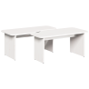 Mesa de Café 2 pcs Blanco 100 x 69 x 35.5 cm 2