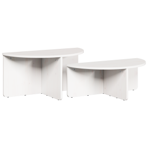 Mesa de centro 2 pcs Branco 79 x 39.5 x 40 cm H