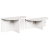 Mesa de centro 2 pcs Branco 79 x 39.5 x 40 cm 5