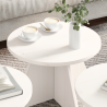 Conjunto de Mesas de Café 3 pcs Blanco 49 x 49 x 30 cm 4