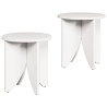 Conjunto de Mesas de Café 2 pcs Branco 41.5 x 41.5 x 44 cm 2