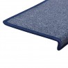 Tapete/carpete para degraus 15 pcs 65x25 cm azul 5