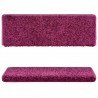 Alfombras de peldaños de escalera 15 uds violeta 65x21x4 cm 4