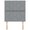 Cabecero Argyle con cabecera Gris Claro 80 cm Poliéster. Madera 4