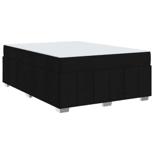 Estrutura da Cama Preto 140 x 200 cm tecido H