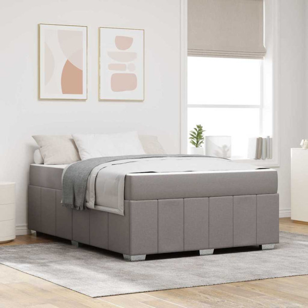 Estructura de cama Taupé 140 x 200 cm tela D