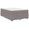 Estructura de cama Taupé 140 x 200 cm tela 2