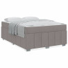Estructura de cama Taupé 140 x 200 cm tela 4
