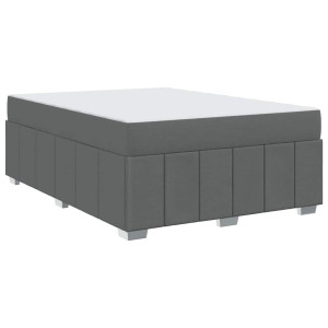 Estrutura da Cama Cinzento escuro 160 x 200 cm tecido H