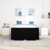 Estrutura da Cama Preto 160 x 200 cm tecido 5