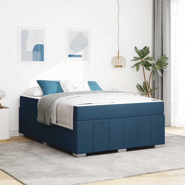 Estructura de cama Azul 160 x 200 cm tela D