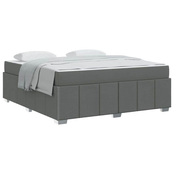 Estrutura da Cama Cinzento escuro 180 x 200 cm tecido M 3