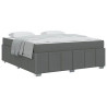 Estructura de cama Gris oscuro 180 x 200 cm tela 3