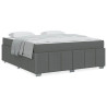 Estructura de cama Gris oscuro 180 x 200 cm tela 4