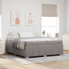 Estructura de cama Taupé 180 x 200 cm tela 1