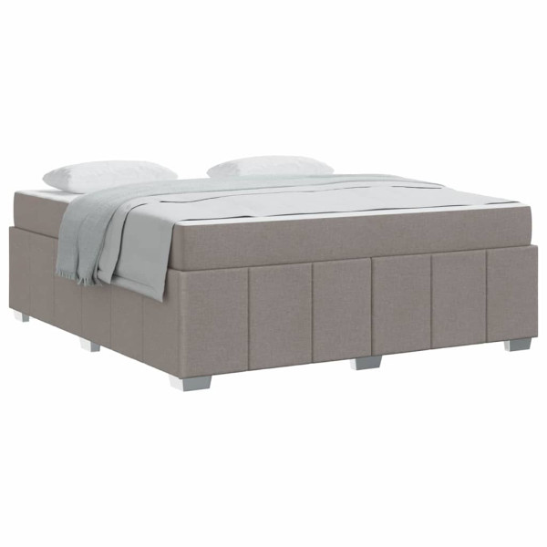 Estrutura da Cama Cinzento-acastanhado 180 x 200 cm tecido M 3