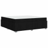 Estructura de cama Negro 200 x 200 cm tela 2