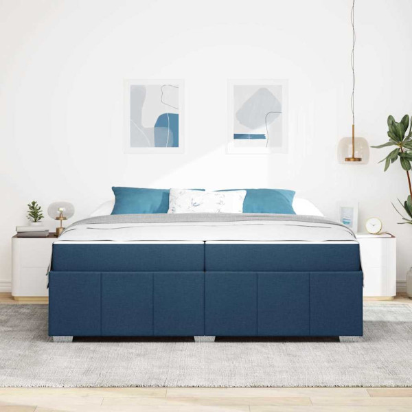 Estructura de cama Otro Azul 200 x 200 cm tela M 5