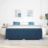 Estrutura da Cama Outros Azul 200 x 200 cm tecido 5