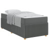 Estrutura da Cama Outros Cinzento escuro 80 x 200 cm tecido 3
