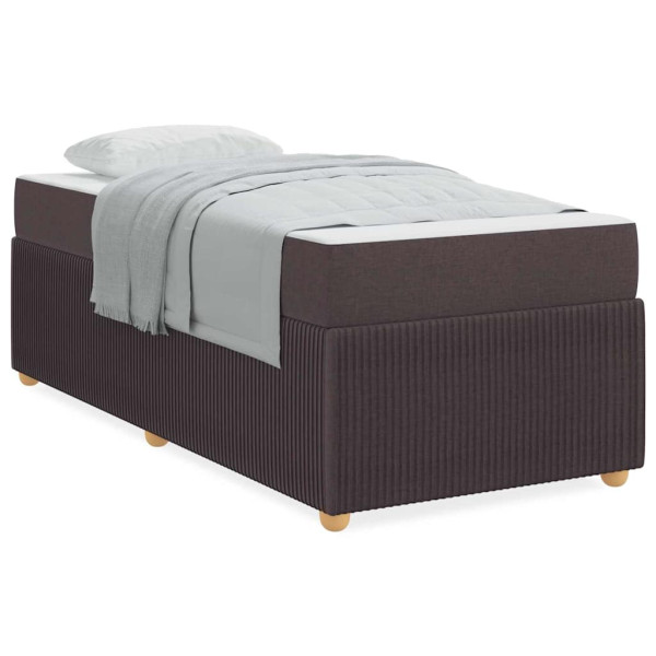 Estrutura da Cama Outros Castanho escuro 80 x 200 cm tecido M 4