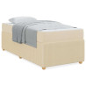 Estructura de cama Otro Crema 80 x 200 cm tela 4