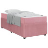 Estructura de cama con colchón Otro Rosa 80 x 200 cm Terciopelo 3