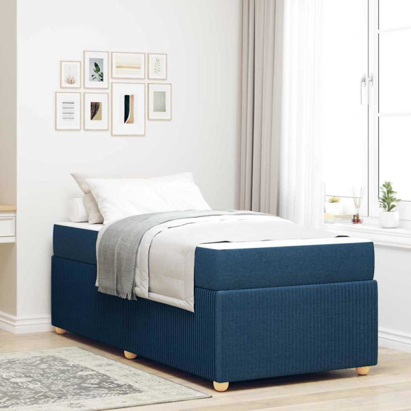 Estructura de cama Otro Azul 90 x 200 cm tela D