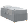 Estrutura da Cama Outros Cinzento-claro 100 x 200 cm tecido 4
