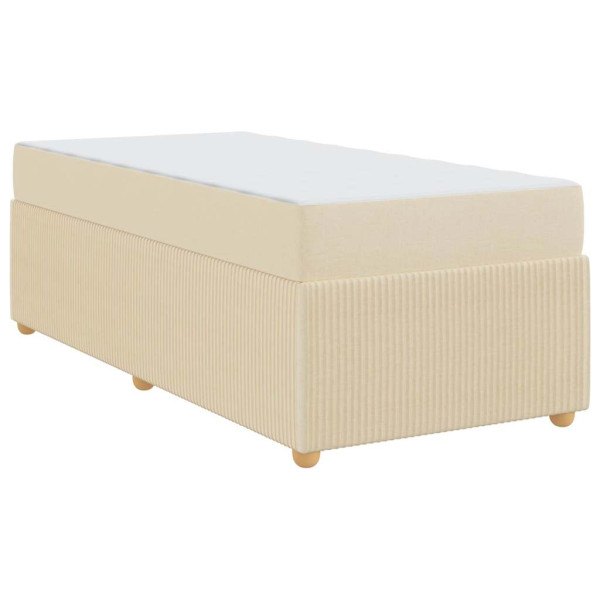 Estructura de cama Otro Crema 100 x 200 cm tela M 2