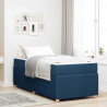 Estructura de cama Otro Azul 100 x 200 cm tela 1