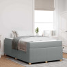 Estrutura da Cama Outros Cinzento-claro 120 x 190 cm tecido 1
