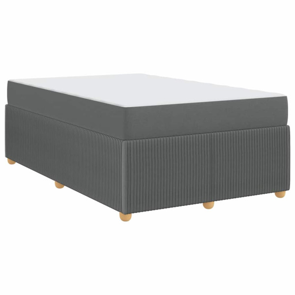 Estructura de cama Otro Gris oscuro 120 x 190 cm tela M 2