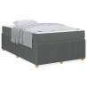Estrutura da Cama Outros Cinzento escuro 120 x 190 cm tecido 4